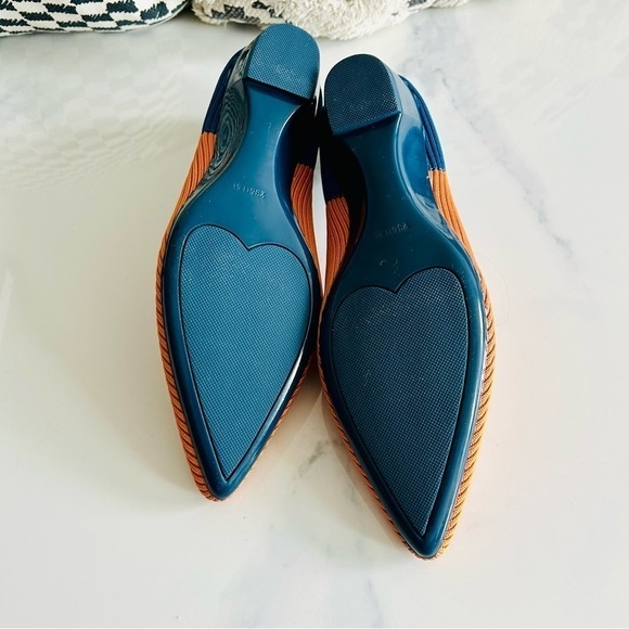 Knitted Wedge High Heel Breathable Rubber Comfortable Casual Spring Kitten Heel - Picture 8 of 10